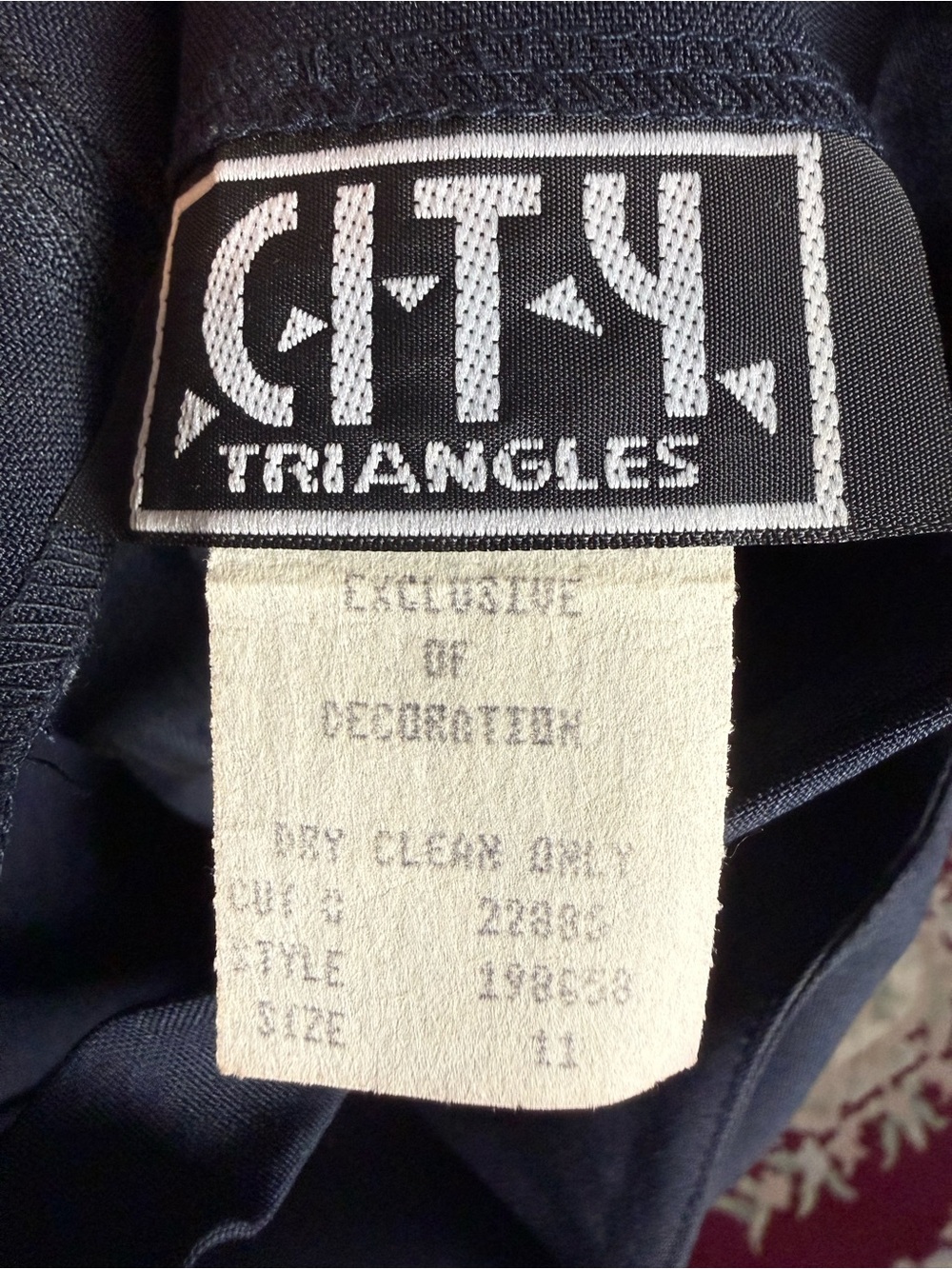 City Triangles Spaghetti Strap "Little Black Dress" Juniors Sz 11 - Picture 4 of 4